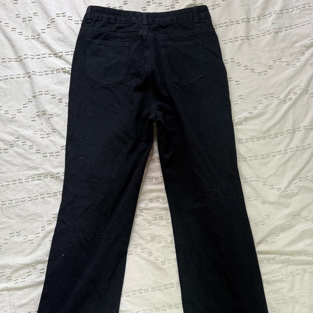 Black Distressed Jeans - Picture 2 of 2